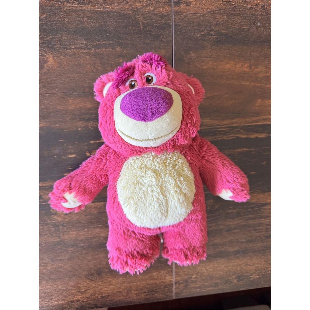 Disney Toy Story Lotso Huggin Bear Plush Pink Stuffed Animal Toy 9.5 inch
